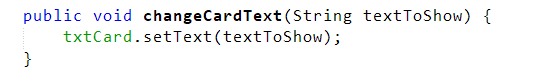 change text method